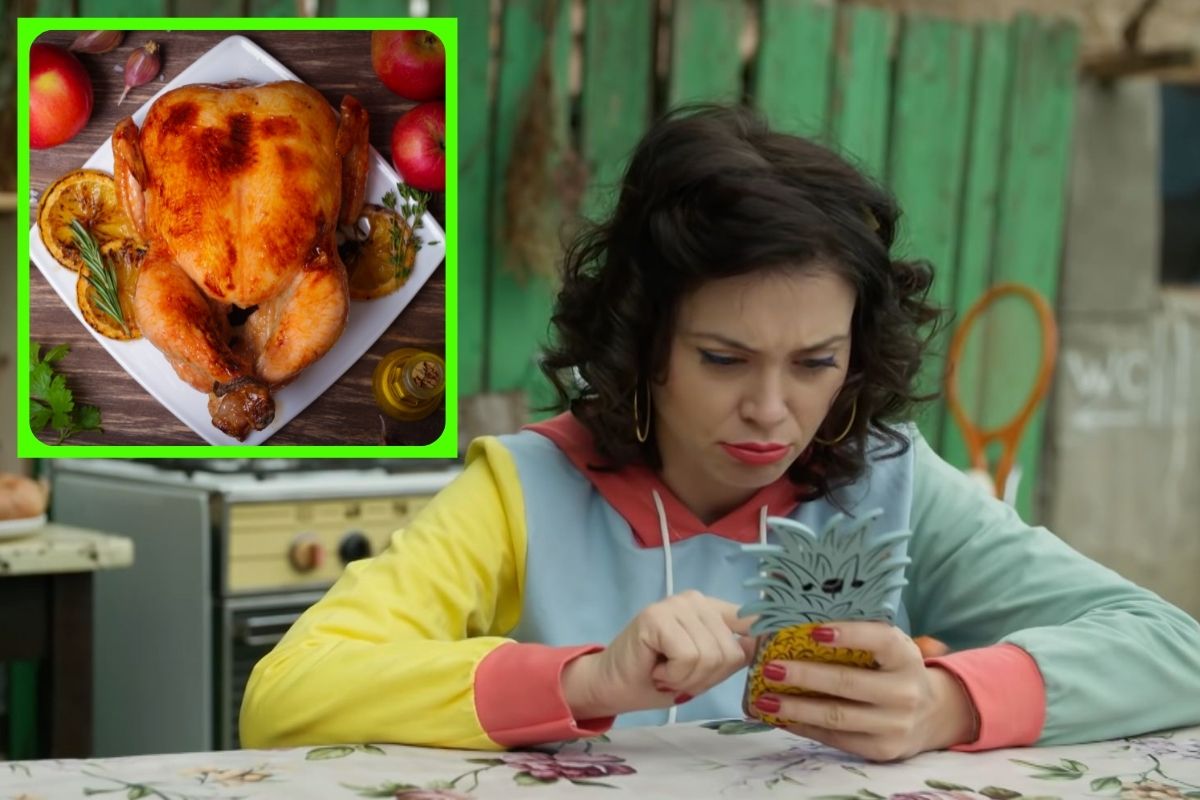 Pui pe pat de mere și lămâie - rețeta făcută de Geanina din Las Fierbinți